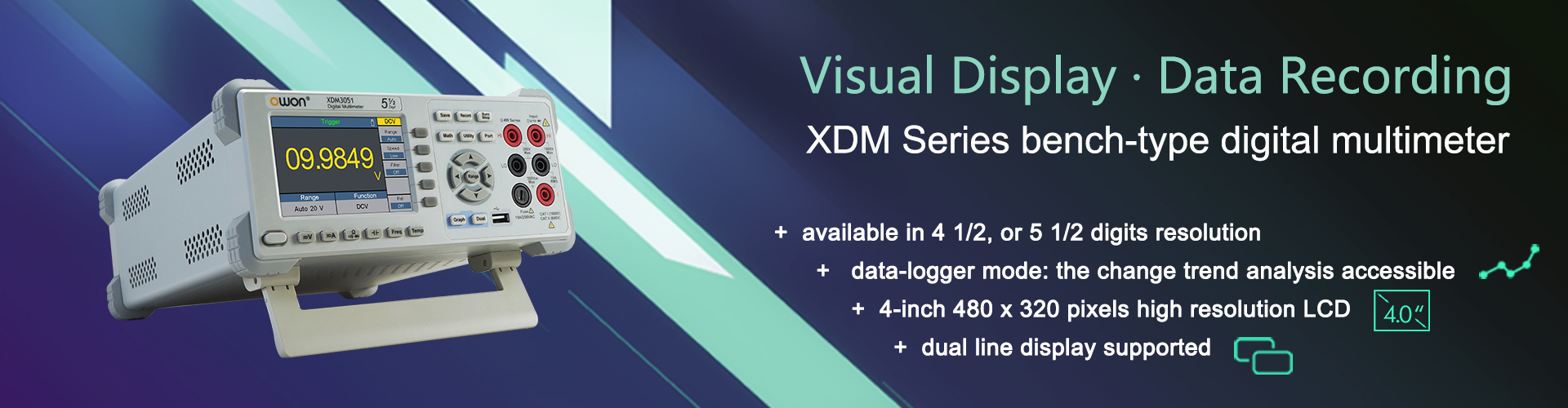 XDM Series bench-type digital multimeter